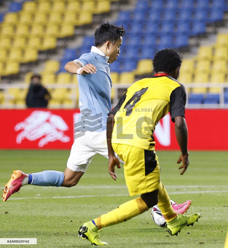 Football: Japan-Ghana U-24 friendly
