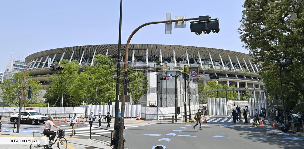 Security tightens around National Stadium ahead of Olympics