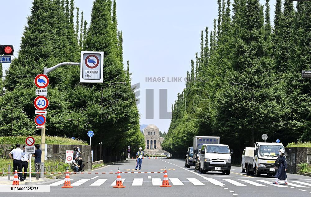 Security tightens around National Stadium ahead of Olympics