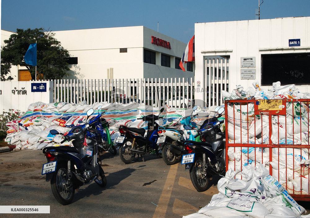 Honda plant in eastern Bangkok