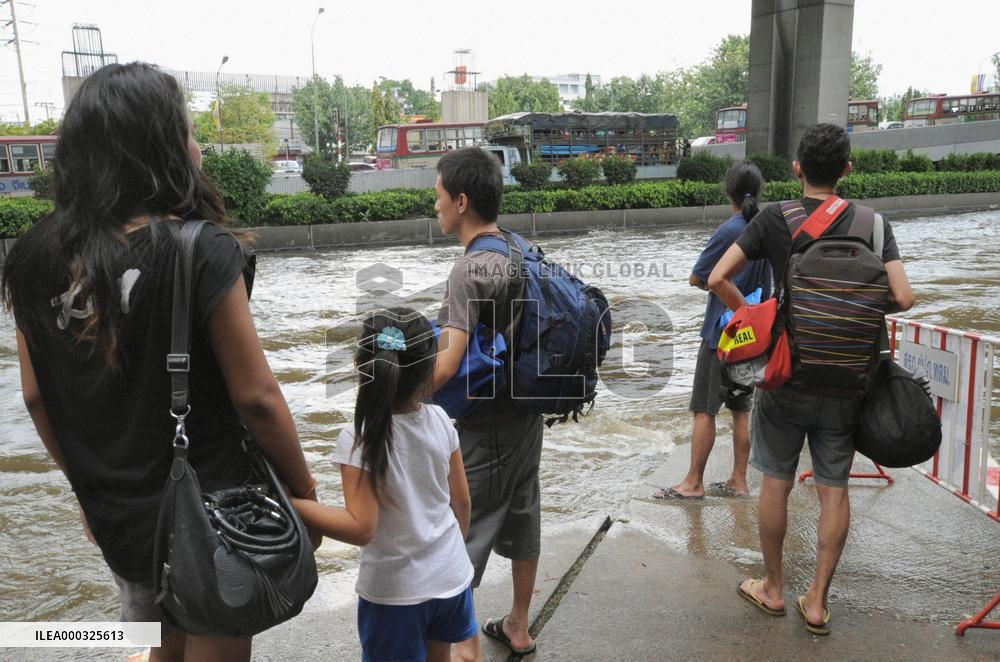 Flooded area near Don Mueang airport