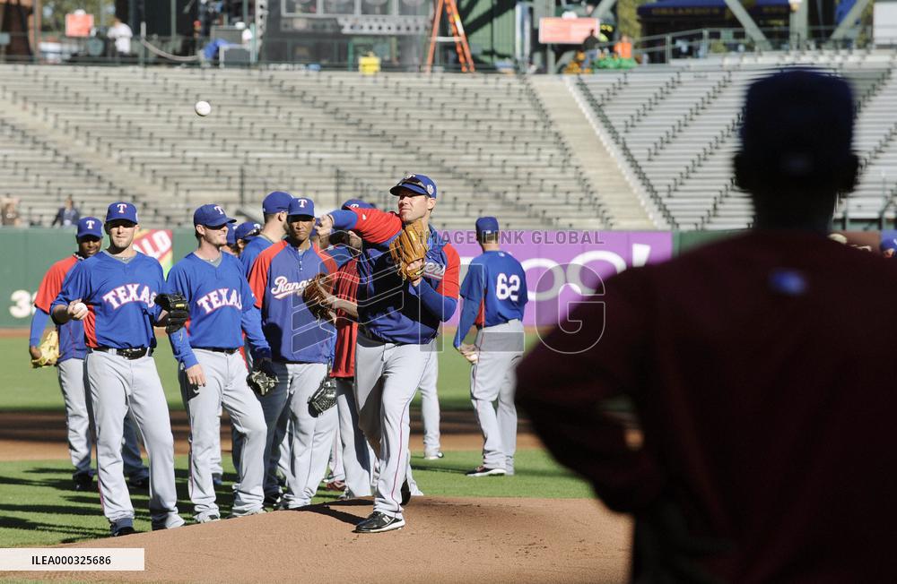 Rangers gear up for World Series