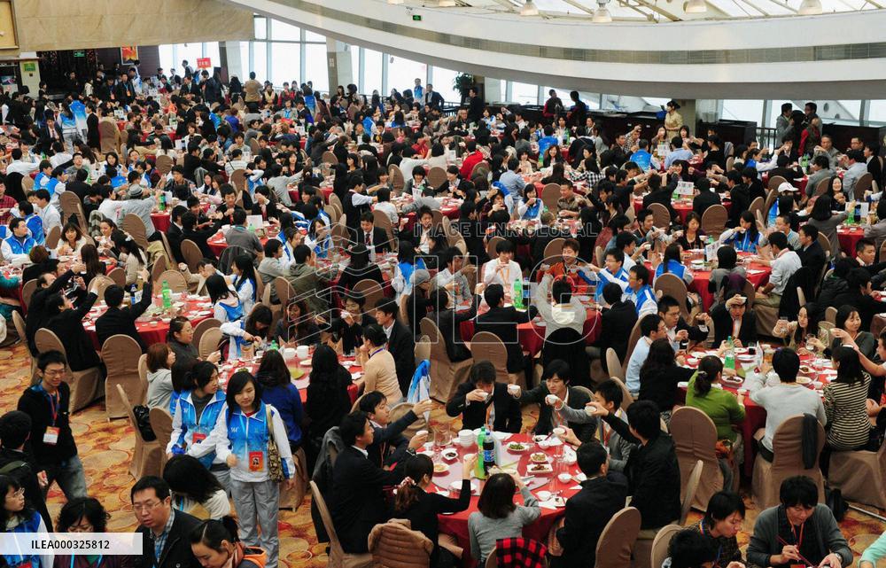 Japanese and Chinese youth luncheon