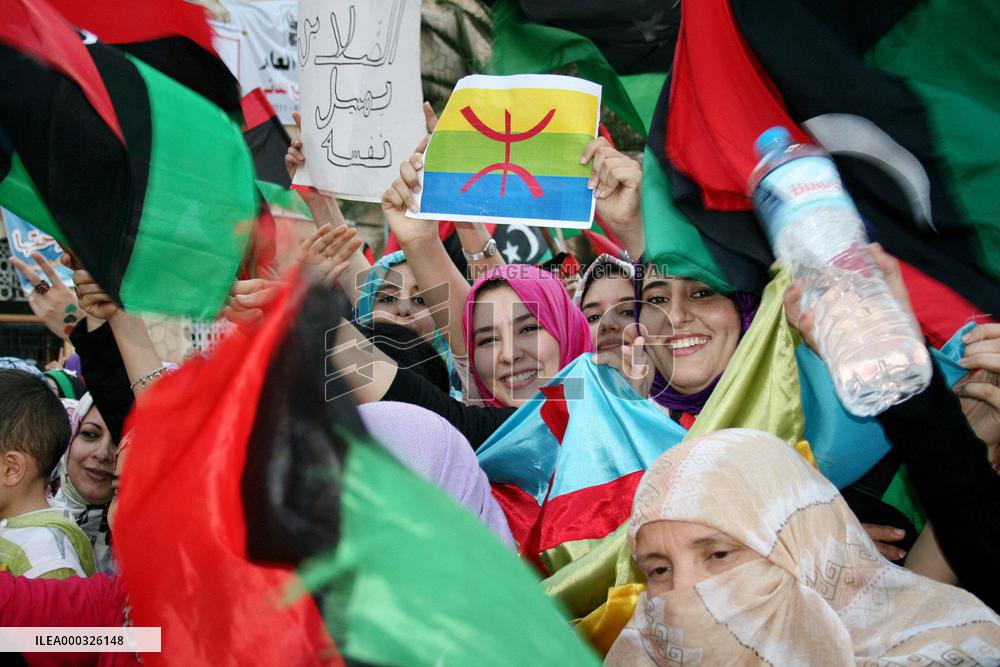 Minority's flag in Tripoli