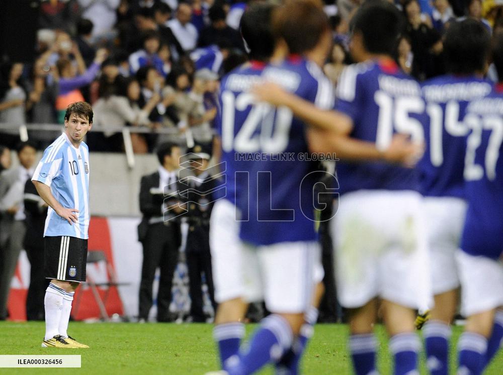 Japan beat Argentina in friendly