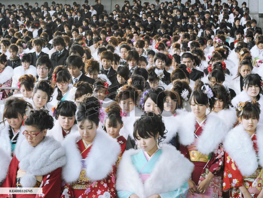 Coming-of-age ceremonies held nationwide