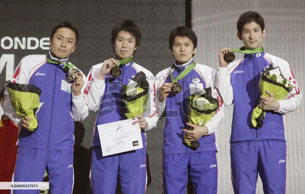 Japan wins bronze at world fencing
