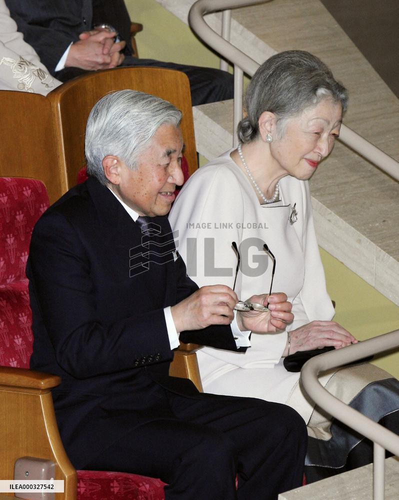 Imperial couple at Cleveland Orchestra concert