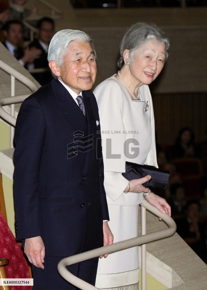 Imperial couple at Cleveland Orchestra concert