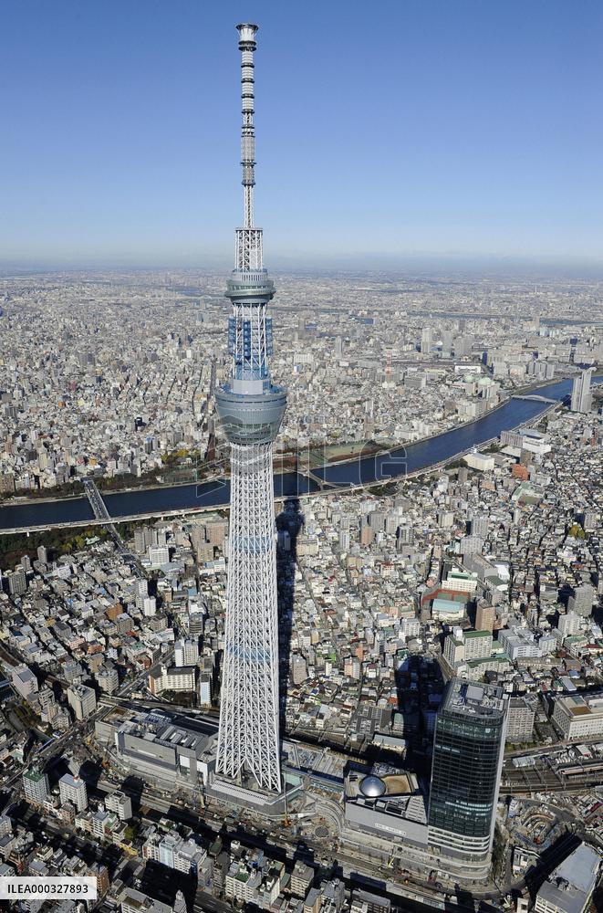 6 months before the opening of Tokyo Sky Tree