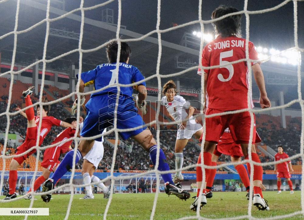 Japan take on N. Korea in Asian Games women's soccer final