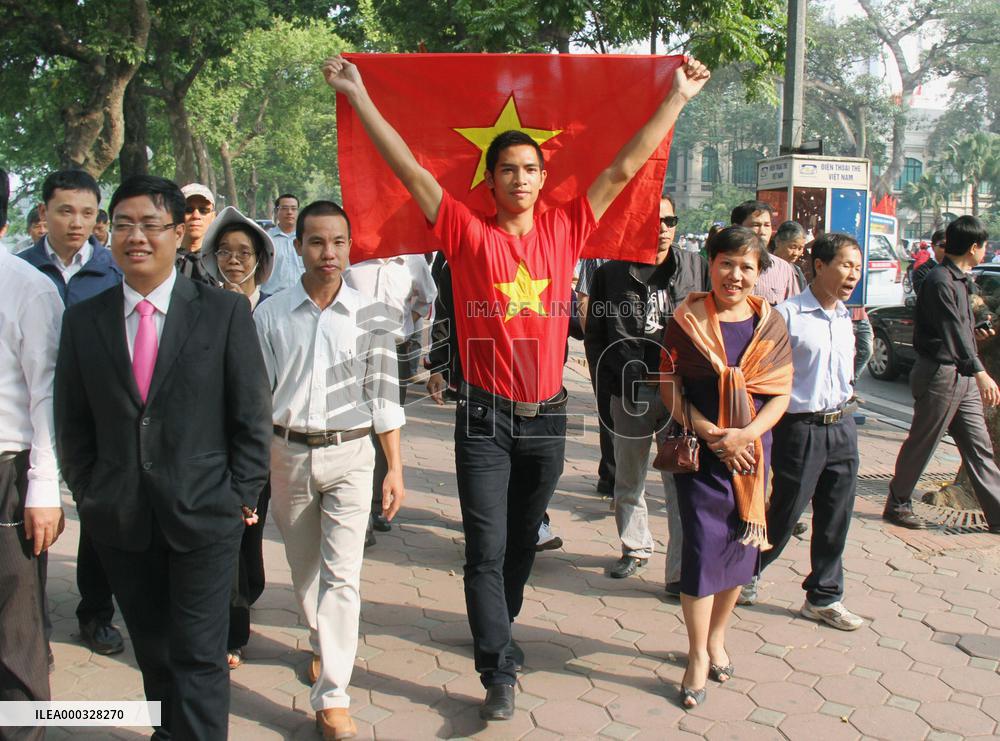 Demonstration in Hanoi
