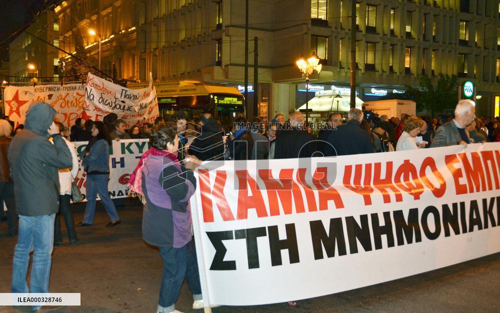 Demonstrations in Greece