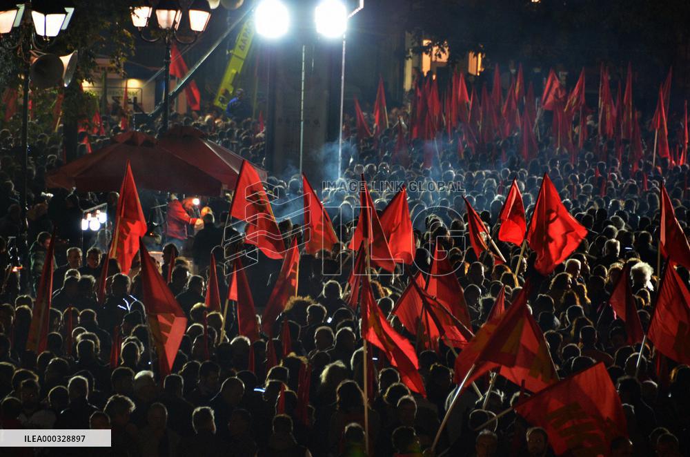 Demonstration in Greece