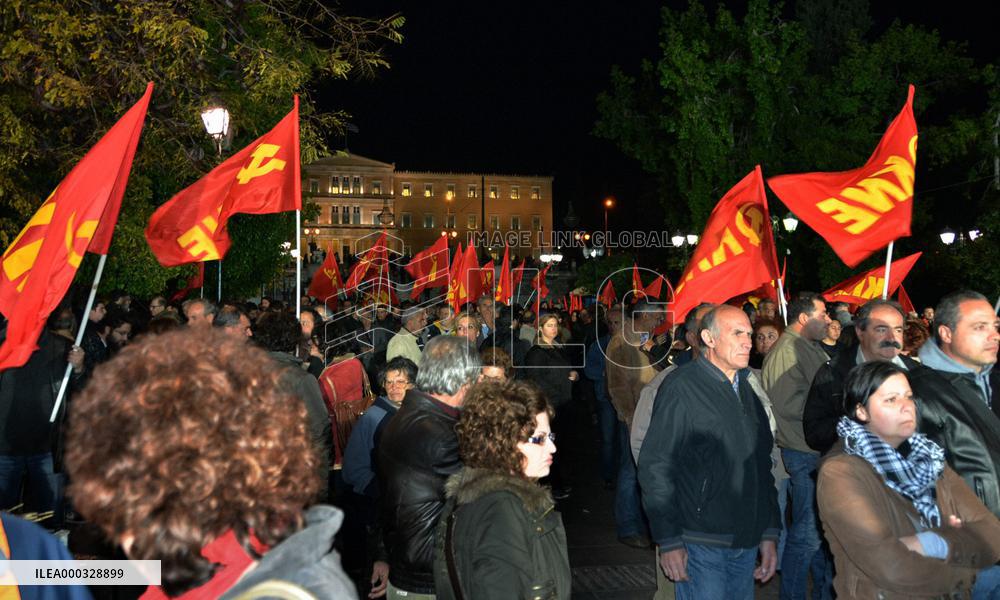 Demonstration in Greece