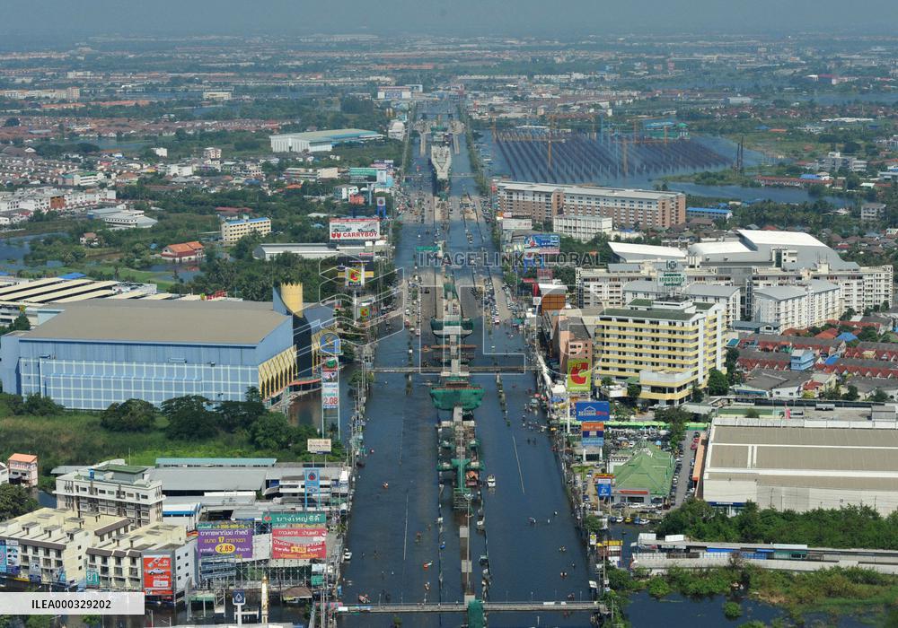 Flooded area near Bangkok