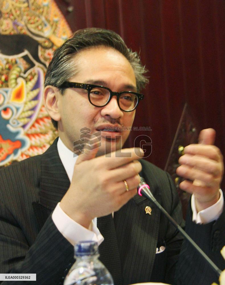 Indonesian Foreign Minister Marty Natalegawa