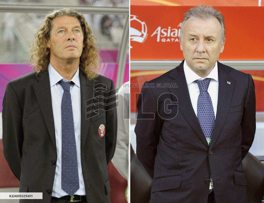Managers of Japan, Qatar national teams