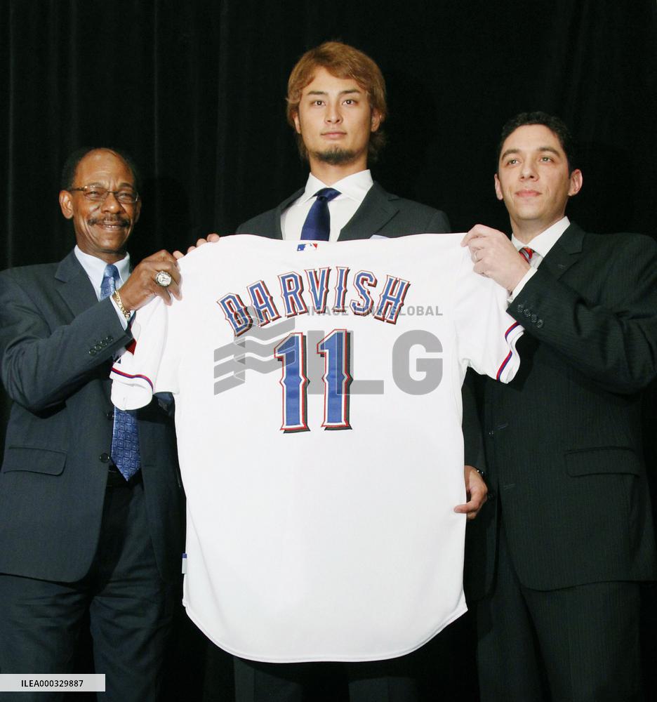 Darvish introduced as new Texas Rangers pitcher
