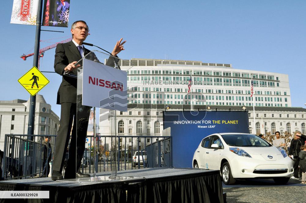 Nissan Leaf EV on sale in U.S.