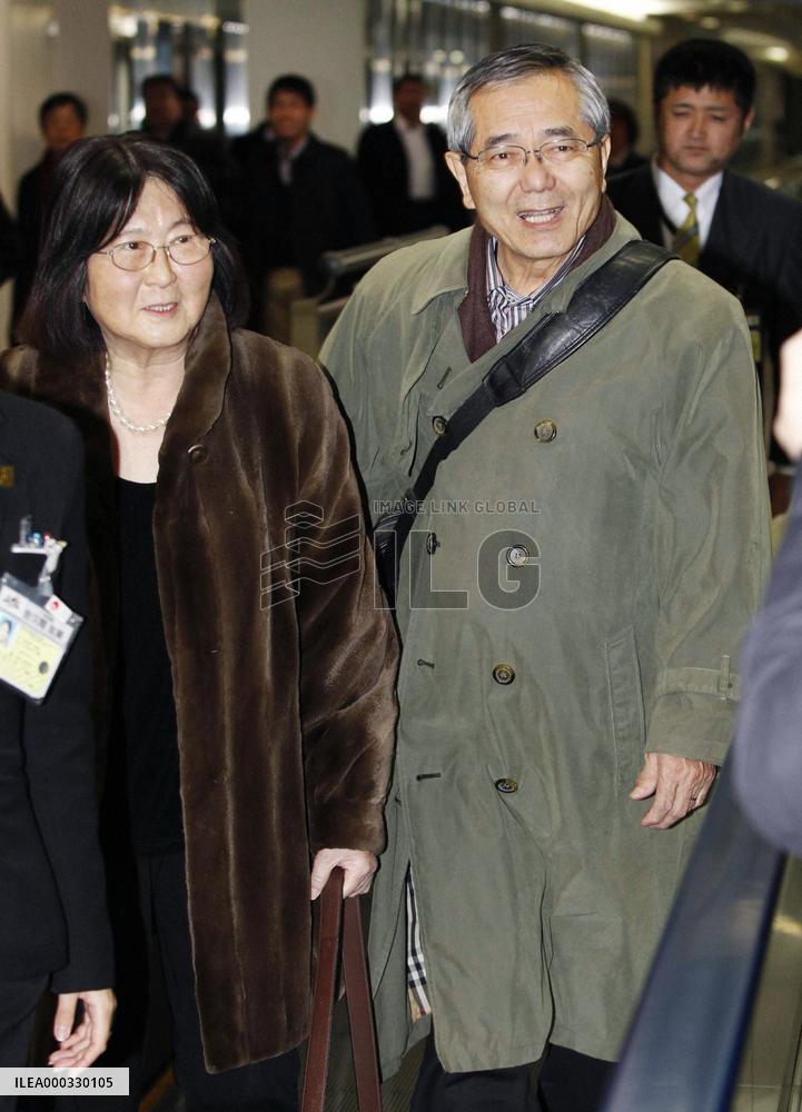 Nobel laureate Negishi returns to Japan