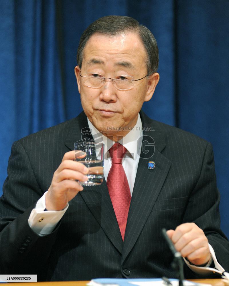 U.N. chief concerned about Korean Peninsula issues