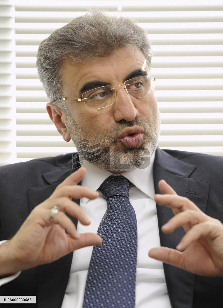 Turkish energy minister Yildiz in interview