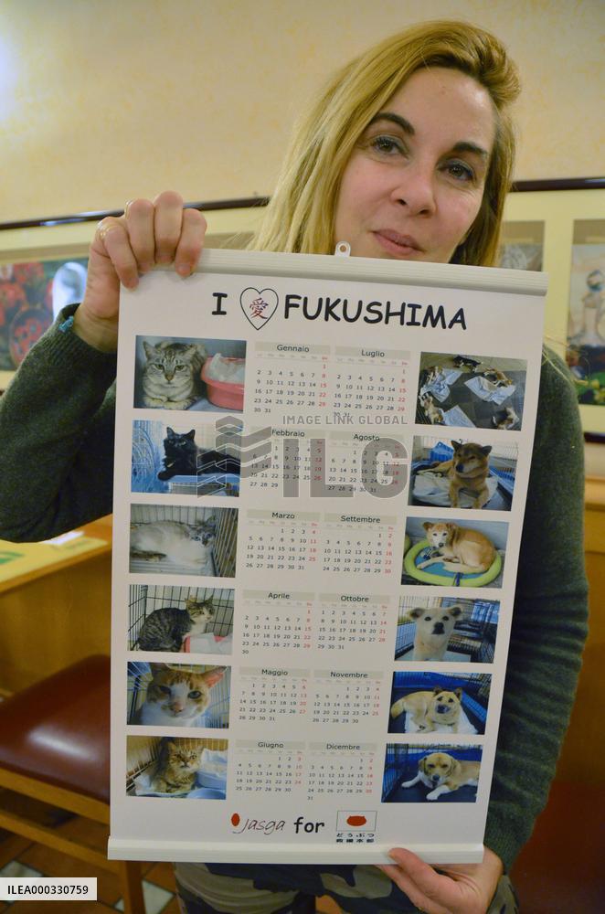 Calendar to support pets in Fukushima