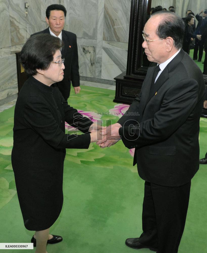Widow of Kim Dae Jung in Pyongyang