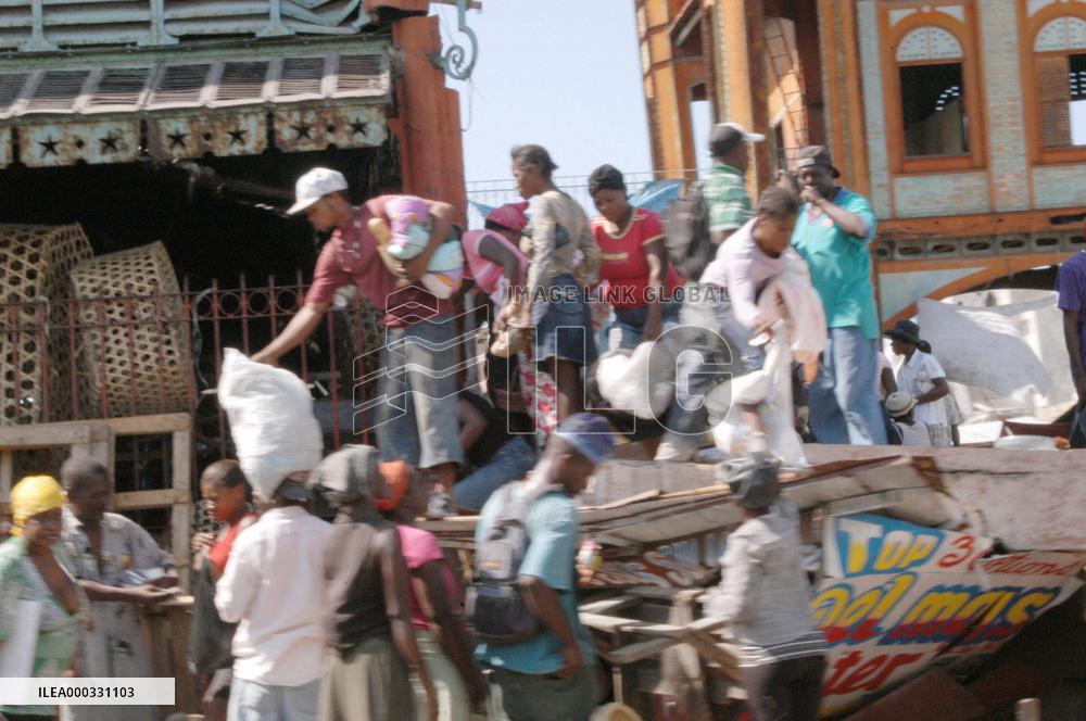 Aftermath of Haiti earthquake