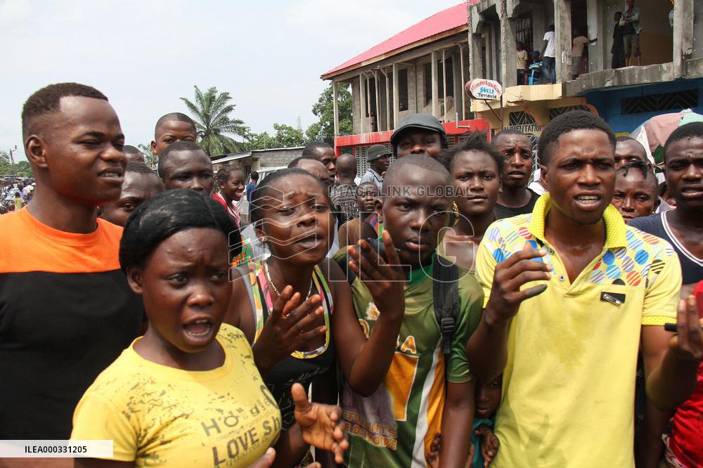Election-related clashes in Kinshasa