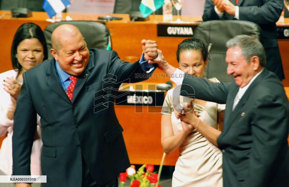 Cuban, Venezuelan presidents