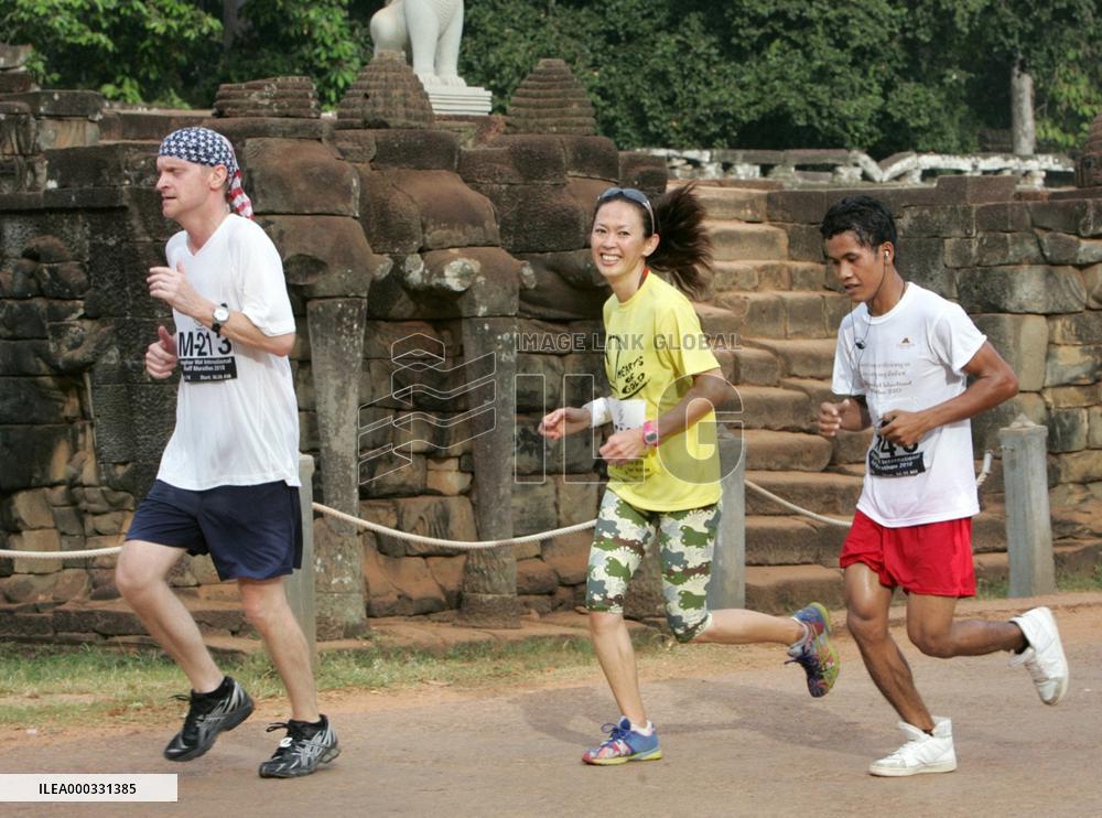 Half marathon at Angkor Wat