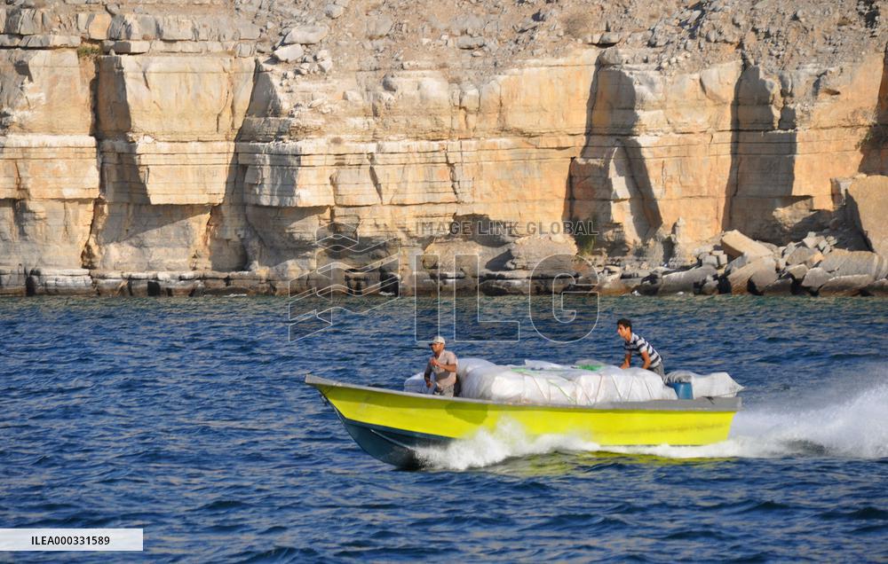 Smuggling via Strait of Hormuz