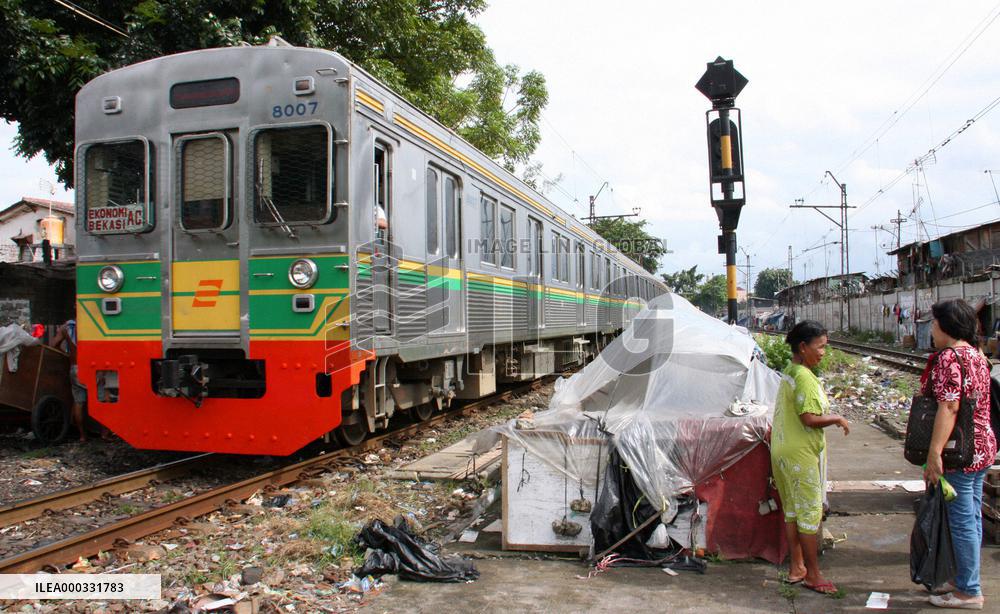 Japanese train's 2nd life in Indonesia