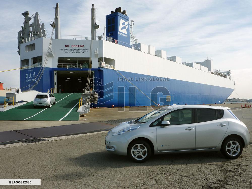 Energy efficient car carrier employed by Nissan