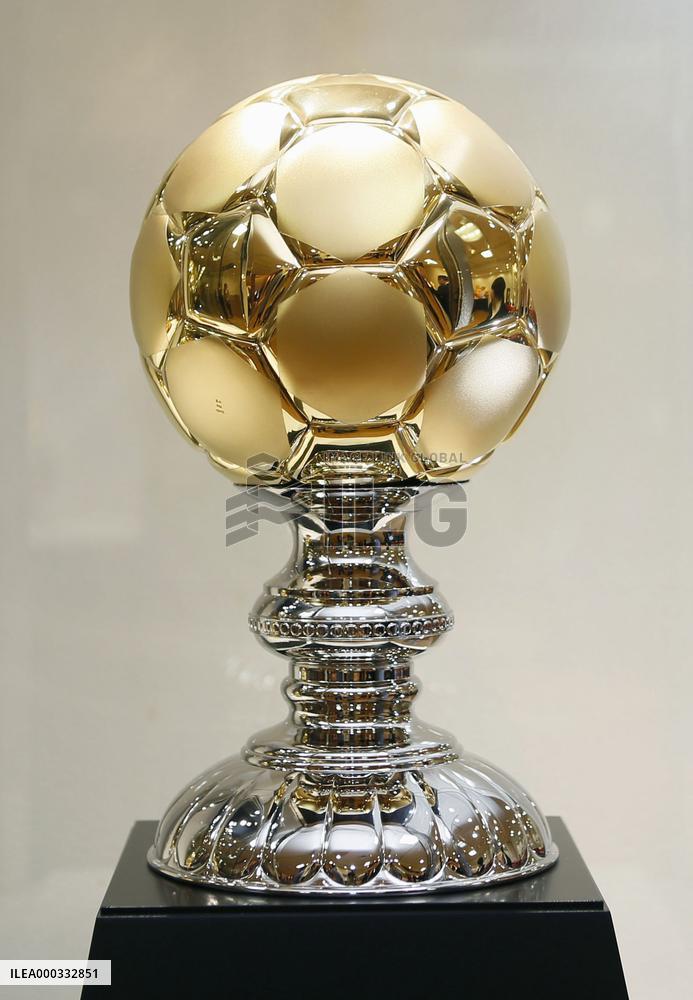 Gold soccer ball