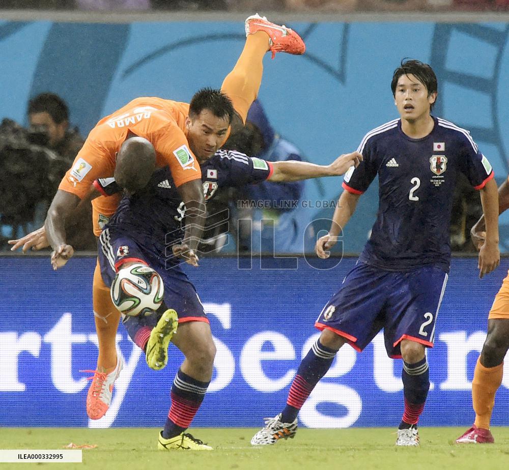 Okazaki, Bamba clash in Japan-Ivory Coast