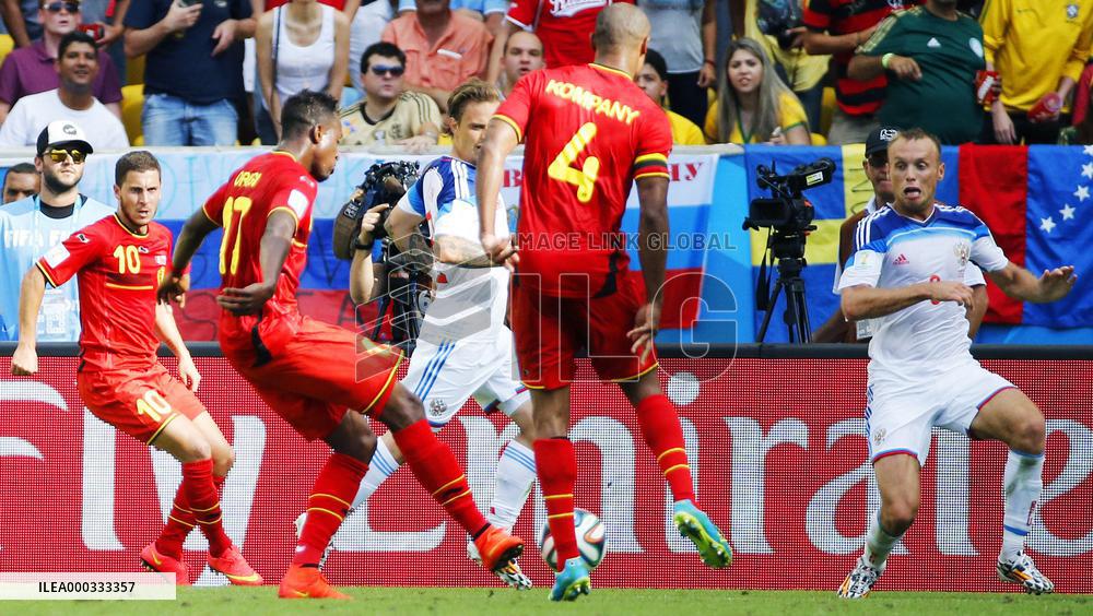 Belgium strike late in 1-0 win over Russia