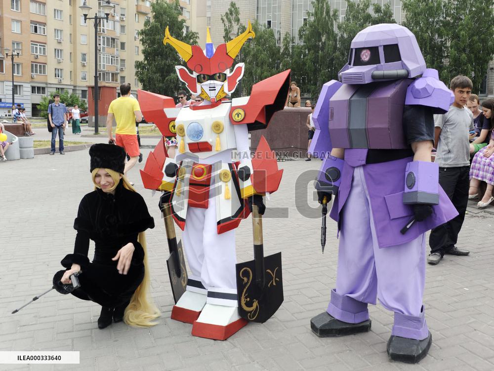 Cosplay contest held in Siberia
