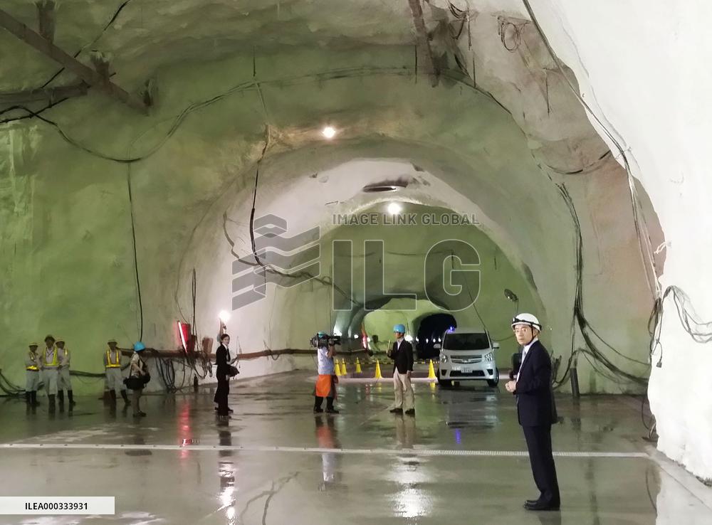 Tunnel for gravitational wave telescope unveiled