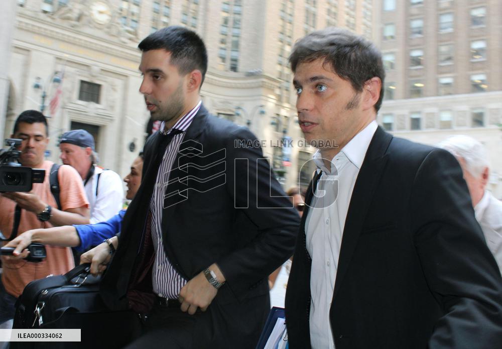 Argentine economy minister in New York