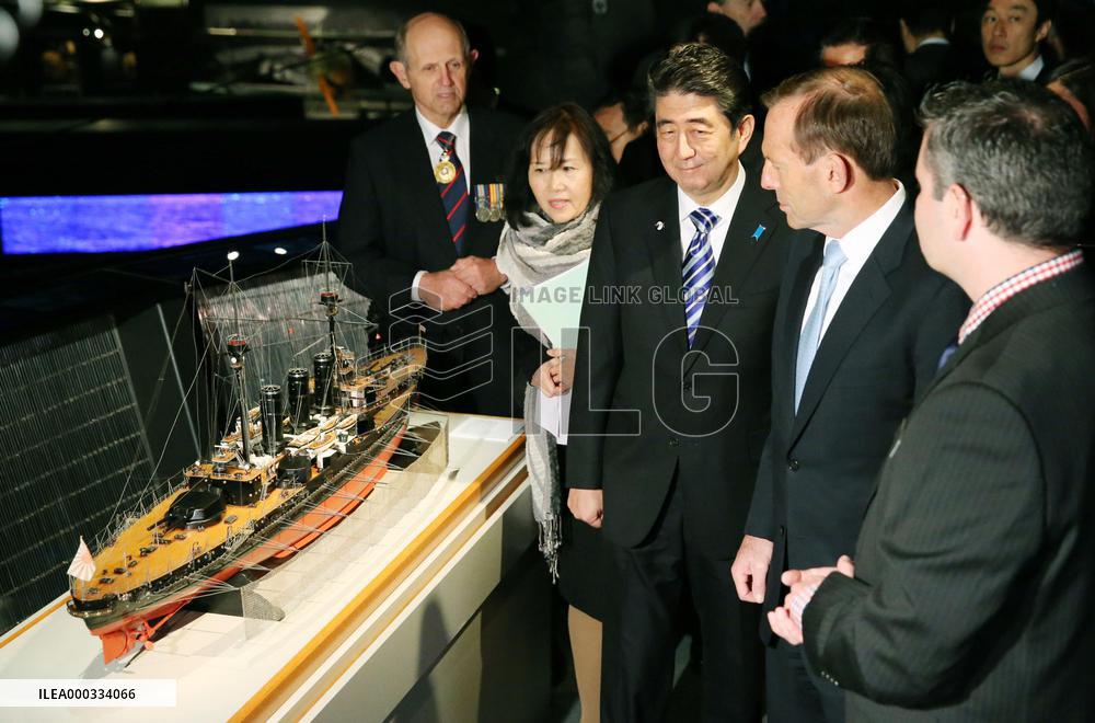 Abe in Australia