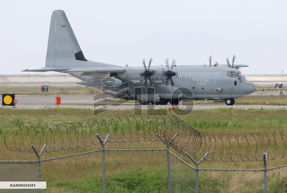 2 air refueling tankers arrive at Iwakuni from Futenma