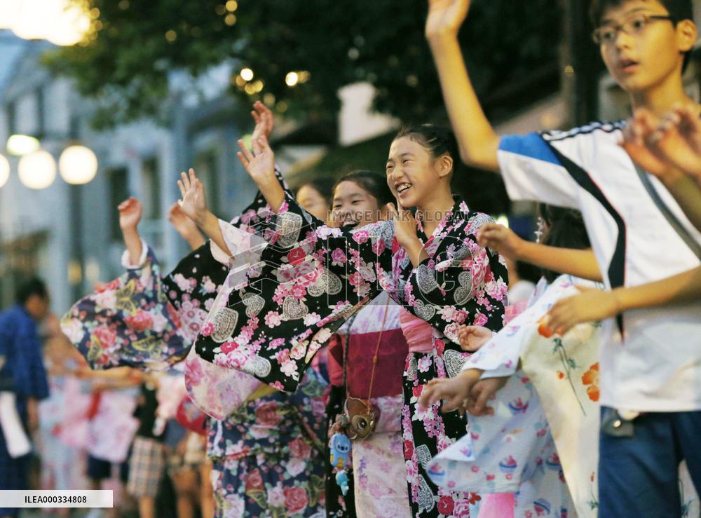 Traditional spirit-welcoming Bon dances get modern spin
