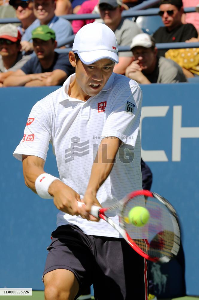Nishikori reaches U.S. Open 3rd round
