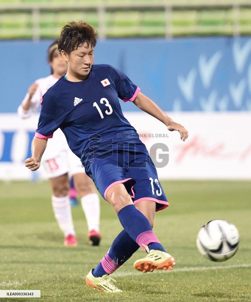 Japan beat Jordan in women's soccer at Asian Games