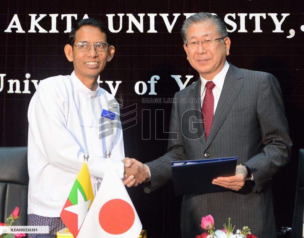 Japan, Myanmar universities to promote academic exchanges