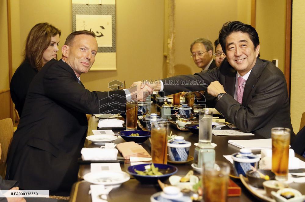 PM Abe meets with U.N. chief