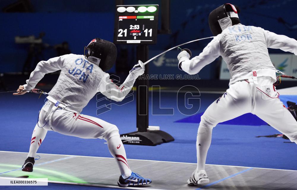 Ota beats S. Korean fencer, leading Japan to team final